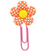 Wholesale Random 50pcs Candy Colorfuled Flower Paper Clips Student Bookmarks