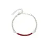 Wholesale Simple Style Geometric Titanium Steel No Inlaid Stainless Steel Bracelets In Bulk