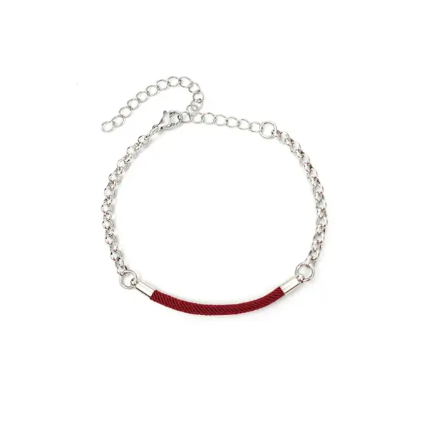 Wholesale Simple Style Geometric Titanium Steel No Inlaid Stainless Steel Bracelets In Bulk