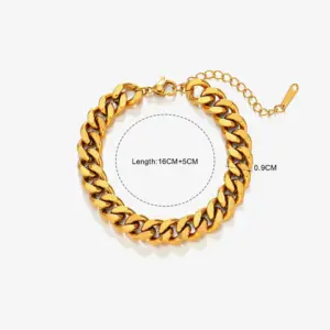 Cuban Bracelet-Gold