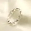 Wholesale Copper Inlaid Zircon Star Artificial Gemstones Copper Rings