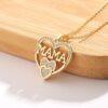 Wholesale European and American cross-border elegant simple women's love necklace MOM pendant Mother's Day gift