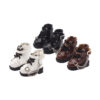Wholesale doll toy shoes all-match DOD doll 12 points chain buckle boots 2.6 * 1.2cm