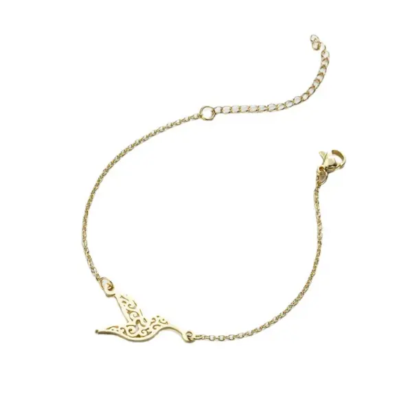 Wholesale PVD Coated 18K Gold Real Gold Plated Animal 201 Stainless Steel Fashion Waterproof Non Tarnish 201 Stainless Steel Bracelets