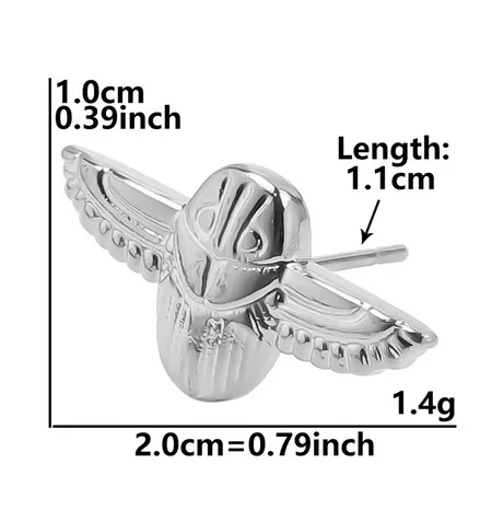 Ion Plating (IP) Real Gold Plated 18K Gold Scallop Starfish Butterfly 304 Stainless Steel Modern Style Classic Style Waterproof Non Tarnish Ear Studs