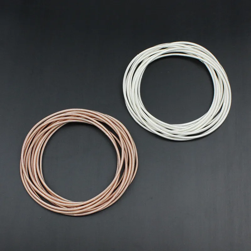 Wholesale Solid Color 304 Stainless Steel Simple Style Wristband