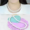 Wholesale Fashion Geometric Imitation Pearl Women's Necklace