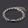 Simple Style Geometric Titanium Steel No Inlaid Stainless Steel Bracelets In Bulk