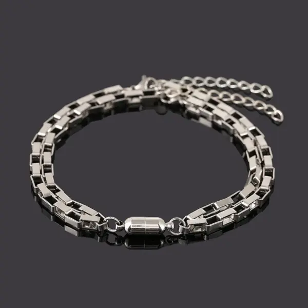 Simple Style Geometric Titanium Steel No Inlaid Stainless Steel Bracelets In Bulk