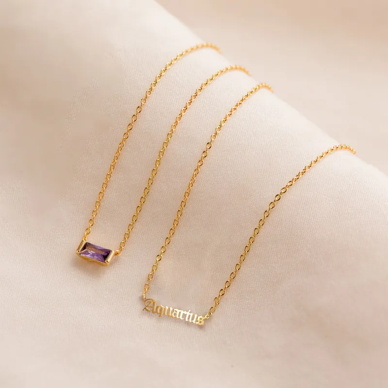 Wholesale 18K Gold Plated White Gold Plated Geometric Constellation Stainless Steel Simple Style Streetwear 304 Stainless Steel