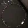 Wholesale 304 Stainless Steel 18K Gold Plated Raw Steel XUPING Simple Style Human Cross Necklace