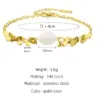 Wholesale PVD Coated Real Gold Plated Round 304 Stainless Steel Fashion Waterproof Non Tarnish 304 Stainless Steel Bracelets