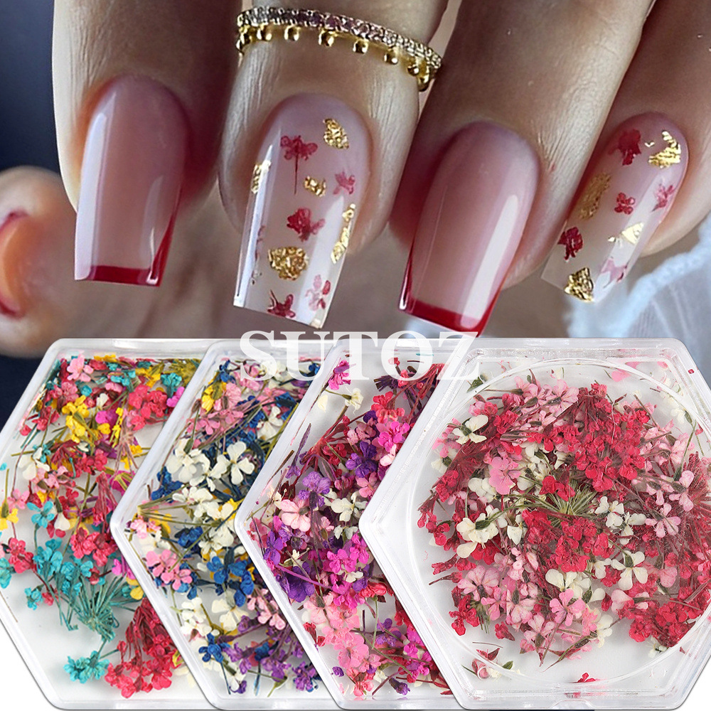 Wholesale Nail Art ied Flower Ornaments