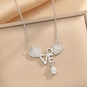 433 Silver Love Necklace
