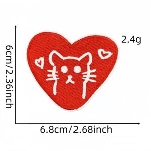 Cartoon color cloth stickers 17#