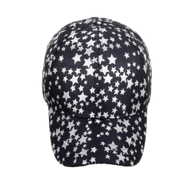 Wholesale Cross-border source outdoor neutral five-pointed star printed baseball cap sun hat B1012