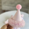 Wholesale Cute Girly Heart Birthday Party Hat South Korea Bow Lace Pink Party Layout