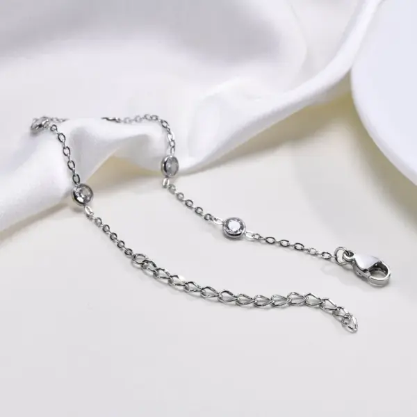 Wholesale PVD Coated Real Gold Plated 18K Gold Round 304 Stainless Steel Simple Style Waterproof Non Tarnish 304 Stainless Steel Bracelets