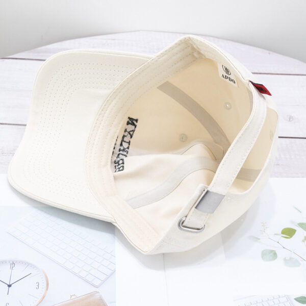 Wholesale Japanese Style Pure Cotton Soft Top Cap Unisex Style Men and Women Can Wear Retro Embroidered Letter Baseball Cap Sunshade Hat