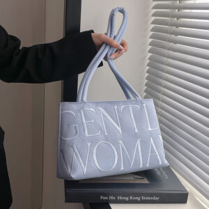 Wholesale Spring and Summer Gentle Woman Niche Casual Colorful Nylon Cloth Bag 2025 New Embroidered Letters Shoulder Bag