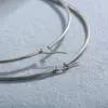 Wholesale Simple Style Circle Stainless Steel Hoop Earrings Plating Metal Stainless Steel Earrings