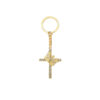 Wholesale Gorgeous Micro Crown Cross Keychain Women's Bag Keychain Pendant Car Keychain Decorative Accessories