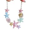 oly-45489e51837d3003d08d45d0782eb4b0 Wholesale Colorful Starfish Shell Necklace Women's Collarbone Chain for Summer Seaside Travel Photo Sweet Cool Spice Girl Style Accessories