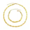 Wholesale PVD Coated 18K Gold Real Gold Plated Geometric 667 Stainless Steel Stainless Steel Simple Style Waterproof Non Tarnish 667 Stainless Steel Necklace