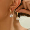 Wholesale Christmas snowman earrings