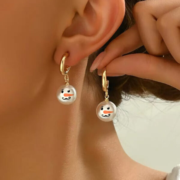Wholesale Christmas snowman earrings