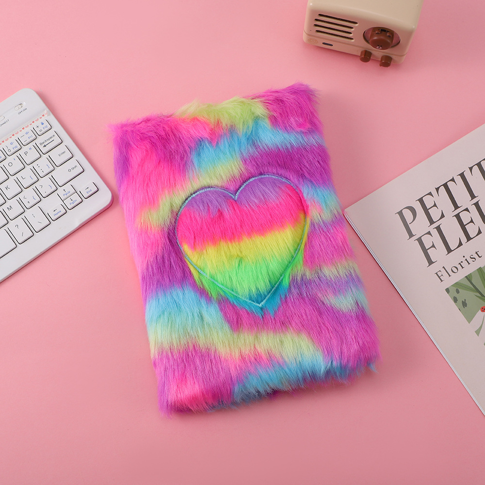 Wholesale Cute Stued Notebook Creative Bright Embroidery Stued Diary