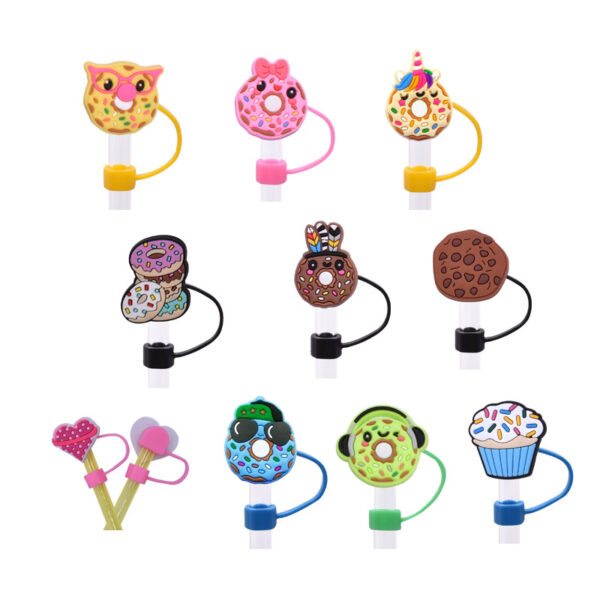 Wholesale Cute food internet celebrity straw cover
