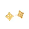 Wholesale 1 Pair Simple Style Classic Style Witches Knot Solid Color Plating 304 Stainless Steel Ear Studs