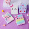 Wholesale Cartoon Plush Notebook Cute Girls Embroidery Account Book