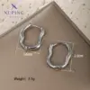 Wholesale 1 Pair XUPING Simple Style Irregular Irregular 304 Stainless Steel 18K Gold Plated Raw Steel Earrings