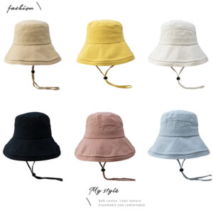 Wholesale Fisherman hat women's spring and autumn cover face Korean style sun protection UV sun protection hat big brim trendy all-match big brim summer