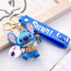 Wholesale New Street Stitch Keychain Cartoon Animation Stitch Doll Pendant Backpack Pendant Car Key Chain