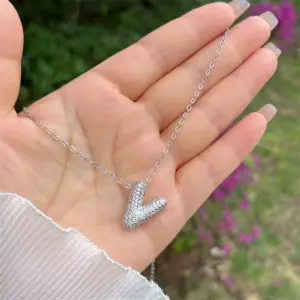 Silver / 45CM+5CM / V