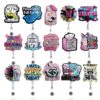 Wholesale clip badge buckle creative badge easy-to-pull Badge Reels