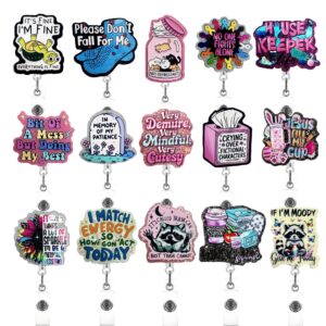Wholesale clip badge buckle creative badge easy-to-pull Badge Reels