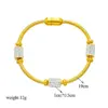 Wholesale PVD Coated Real Gold Plated Geometric 304 Stainless Steel Elegant Simple Style Waterproof Non Tarnish 304 Stainless Steel Lobster Trigger Clasp Closure Bracelets