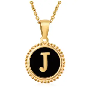 Gold J (Including Chain)