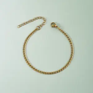 3mm Cuban Chain / Gold