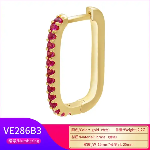 Wholesale Plating Copper Copper Earrings