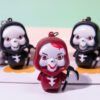 Wholesale Death glowing sound horror Ghost April Fool's Day creative car keychain schoolbag pendant couple small gift