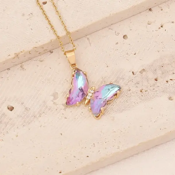 Wholesale Fashion Butterfly Copper Plating 18K Gold Plated No Inlaid