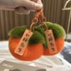 oly-4656e64acc47c51a7865ae23fd72d242 Wholesale Good Persimmon pendant keychain imitation Rex rabbit fur small Persimmon car pendant cute plush schoolbag gift