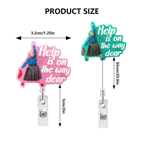 Wholesale Immediately help medical acrylic retractable clip easy pull buckle