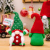 Wholesale Hobbe New Christmas Decorations Cactus Goblin Dwarf Ornaments Knitted Curved Hat Christmas Tree Faceless Doll