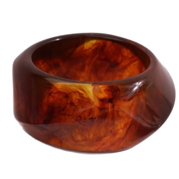 Wholesale Large Irregular Overlapping Resin Bracelet Pattern Special-Shaped Bracelet